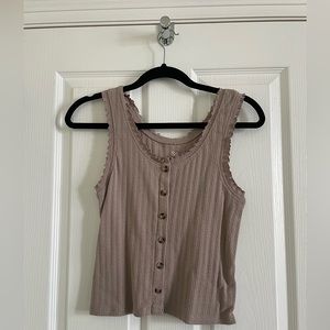 SO women’s beige tank top